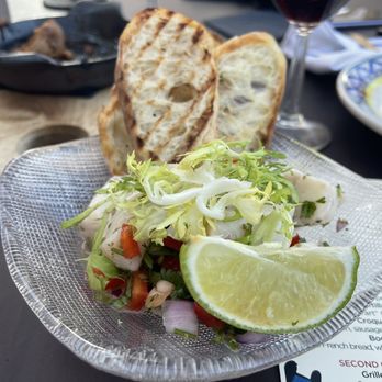 Cafe Sevilla - Halibut & Shrimp Ceviche - Spanish Near Me - Costa Mesa, California