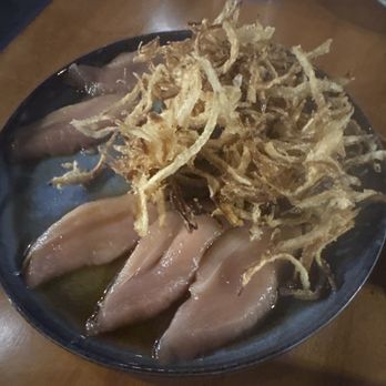 Aria Sushi & Dining - Albacore with crispy onion, so fresh and delicious. 10/10 recommend. - Sushi Bars Near Me - Sherman Oaks, California Aria Sushi & Dining - Albacore with crispy onion, so fresh and delicious. 10/10 recommend. - Sushi Bars Near Me - Sherman Oaks, California