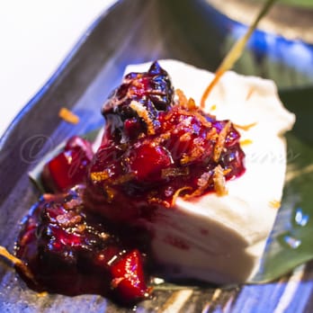 Roka Akor - Chicago - Seventh Course: Yuzu Semifreddo with Local Mixed Berry Compote - Sushi Bars Near Me - Chicago, Illinois Roka Akor - Chicago - Seventh Course: Yuzu Semifreddo with Local Mixed Berry Compote - Sushi Bars Near Me - Chicago, Illinois