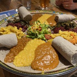 Addissae Vegetarian Messob Addissae Vegetarian Messob