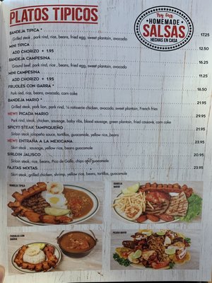 Menu photo 4 Pollos Mario Hackensack, NJ