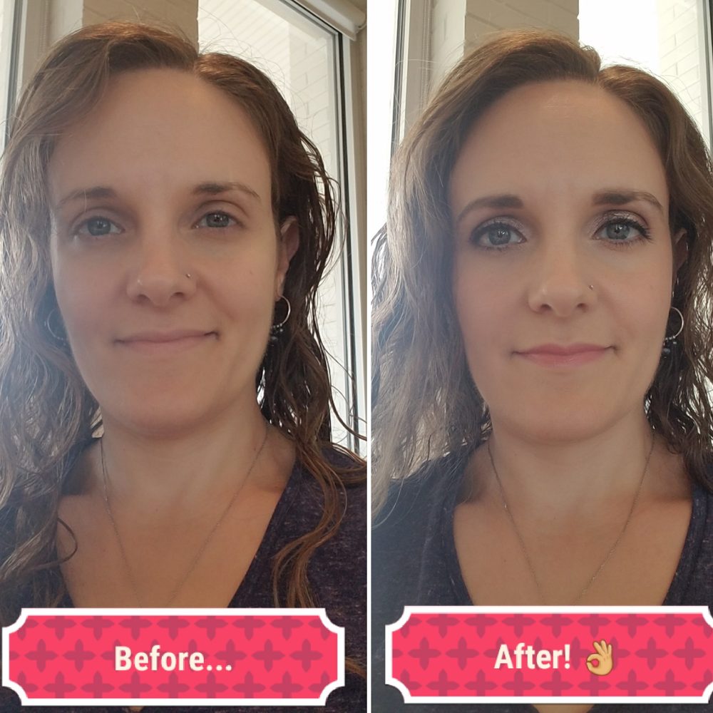 This transformation brought to you by Jennifer via mini makeup tutorial This transformation brought to you by Jennifer via mini makeup tutorial