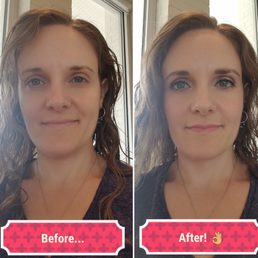 This transformation brought to you by Jennifer via mini makeup tutorial This transformation brought to you by Jennifer via mini makeup tutorial