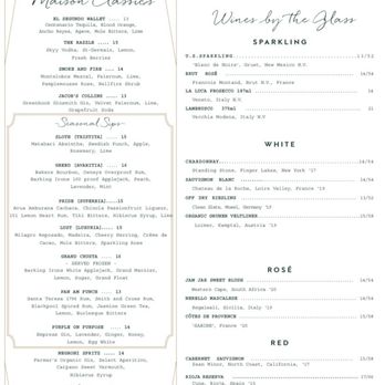 Maison Pickle - Menu - Cocktail Bars Near Me - New York, New York Maison Pickle - Menu - Cocktail Bars Near Me - New York, New York