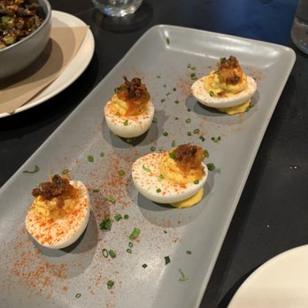 Ghostwriter Public House - Deviled eggs... yes please - New American Near Me - Johnstown, Ohio