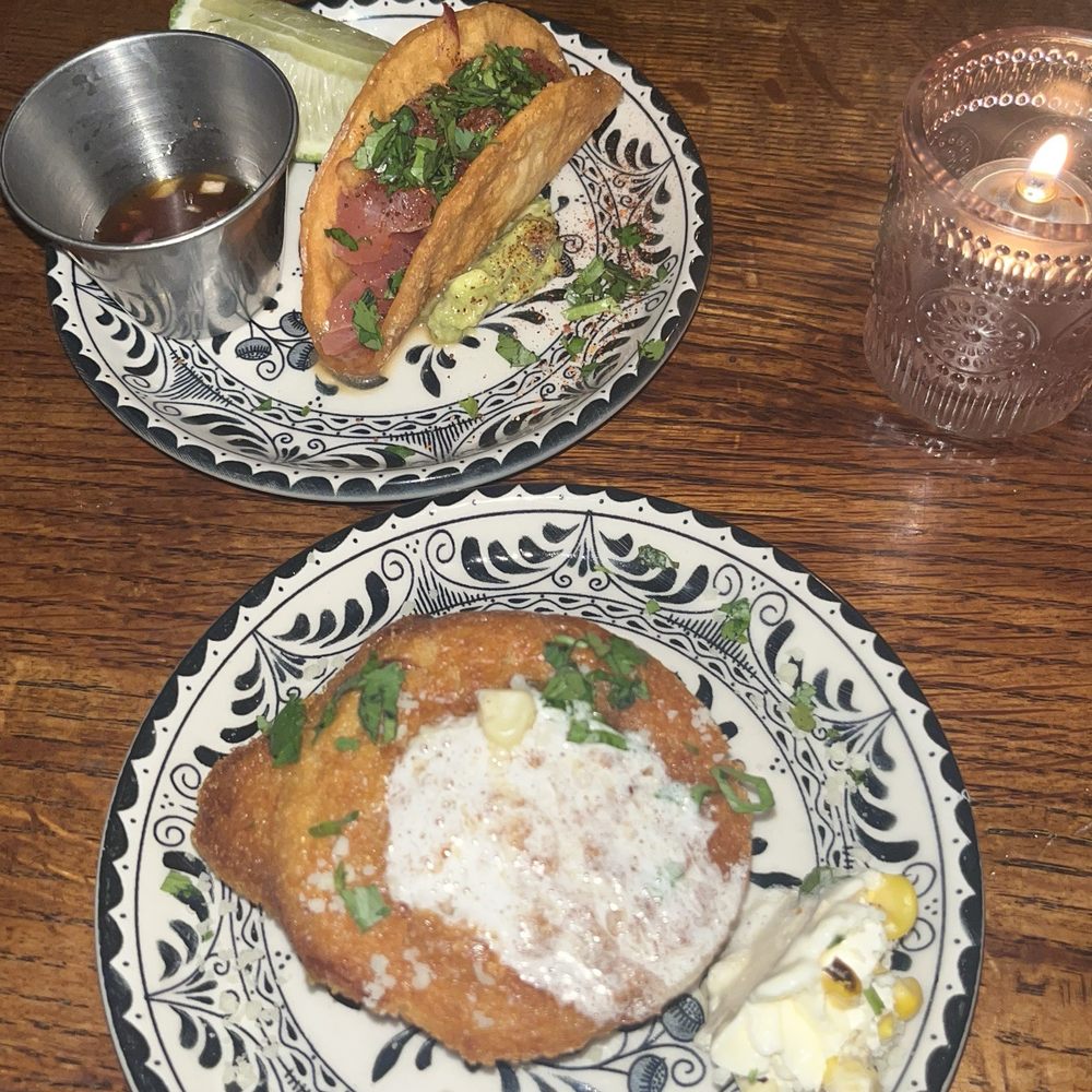 Barrio - Tuna Ceviche Taco**, Cornbread Muffin** - Mexican Near Me - Chicago, Illinois