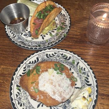 Barrio - Tuna Ceviche Taco**, Cornbread Muffin** - Mexican Near Me - Chicago, Illinois