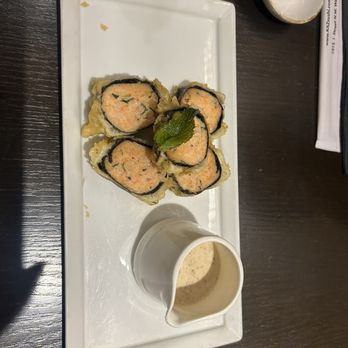 Kaz Sushi Bistro - *Salmon Tempura Roll - Sushi Bars Near Me - Washington, DC, District of Columbia Kaz Sushi Bistro - *Salmon Tempura Roll - Sushi Bars Near Me - Washington, DC, District of Columbia