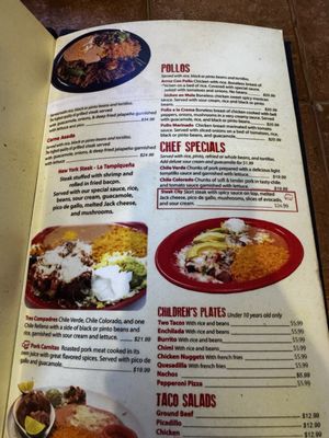 Menu photo 1 El Tenampa Boise, ID Menu photo 1 El Tenampa Boise, ID