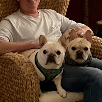 Embassy Dental - Bellevue - Dr. Otterpohl resting with his two dogs after a great day serving patients. - General Dentistry Near Me - Nashville, Tennessee Embassy Dental - Bellevue - Dr. Otterpohl resting with his two dogs after a great day serving patients. - General Dentistry Near Me - Nashville, Tennessee