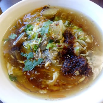 PaPa Chang's - Satay pork in thick soup with rice - interesting taste but I'll order again next time - Taiwanese Near Me - Markham, Ontario