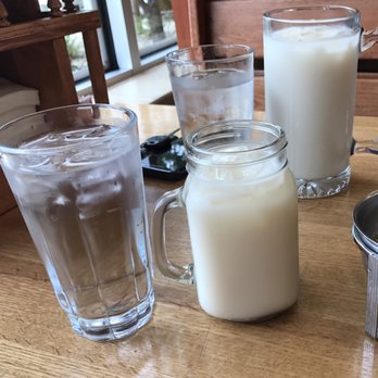 La Fogata Restaurant - Some delicious horchata - Mexican Near Me - Streamwood, Illinois