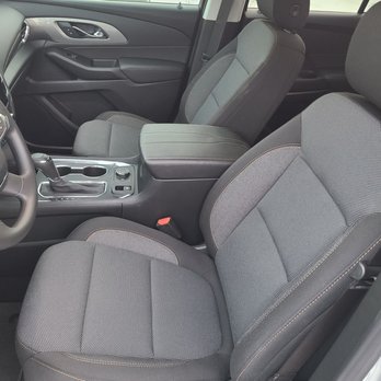 Ultra Trim Auto Restyling - Before brand new cloth seats 2020 Chevy Traverse 3 row suv. 8 seater - Auto Upholstery Near Me - Carson, California