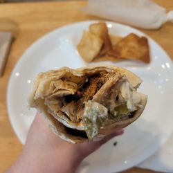 Mr Kabob - Chicken shawarma sandwich - I got extra pickles and it was delicious.