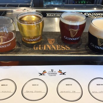 Guinness Open Gate Brewery - Flight of experimental beers - Breweries Near Me - Halethorpe, Maryland Guinness Open Gate Brewery - Flight of experimental beers - Breweries Near Me - Halethorpe, Maryland