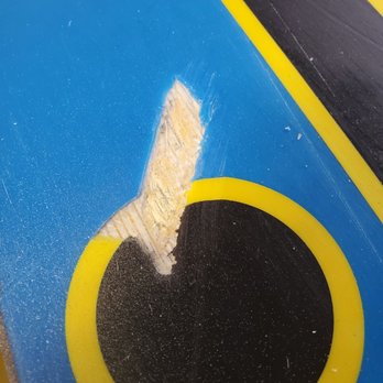 Stick Docs - Hit a rock pretty hard at Mammoth but Stick Docs fixed and color matched the ding. - Ski & Snowboard Shops Near Me - Burbank, California Stick Docs - Hit a rock pretty hard at Mammoth but Stick Docs fixed and color matched the ding. - Ski & Snowboard Shops Near Me - Burbank, California