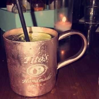 Calexico - Greenpoint - Our chips and guacamole, titos mule, and pollo asado - Mexican Near Me - Brooklyn, New York