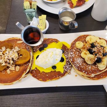 Bea Bea’s - Secret menu - pancake sampler- your choice - pick 3 - Coffee & Tea Near Me - Glendale, California Bea Bea’s - Secret menu - pancake sampler- your choice - pick 3 - Coffee & Tea Near Me - Glendale, California