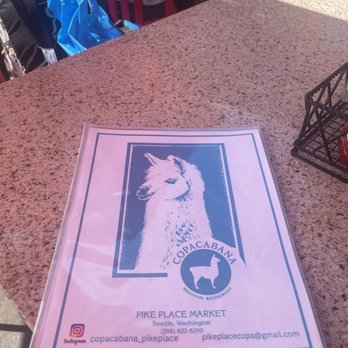 Copacabana Cafe - The menu - Spanish Near Me - Seattle, Washington