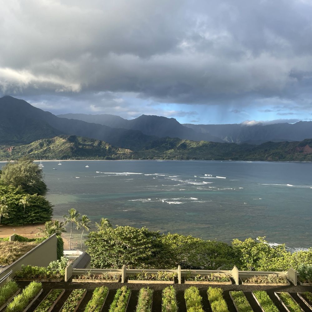 Neighbors - Morning View of bay - Juice Bars & Smoothies Near Me - Princeville, Hawaii Neighbors - Morning View of bay - Juice Bars & Smoothies Near Me - Princeville, Hawaii