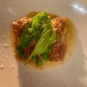 Bell's - Ricotta Cavatelli (braised lamb, sugar snap peas, parmesan) - French Near Me - Los Alamos, California Bell's - Ricotta Cavatelli (braised lamb, sugar snap peas, parmesan) - French Near Me - Los Alamos, California