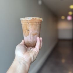 Chocolate Covered Strawberry Iced Latte