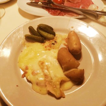 Basilic Restaurant - Cheese with potatoes and cornichons - French Near Me - Newport Beach, California