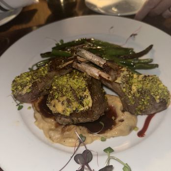 Copinette - Pistachio Dijon Crusted Lamb Chops SO good - French Near Me - New York, New York