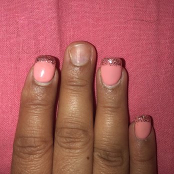 Amore Nail Spa - This is after one week because I never went back to them :( - Nail Salons Near Me - Odenton, Maryland Amore Nail Spa - This is after one week because I never went back to them :( - Nail Salons Near Me - Odenton, Maryland