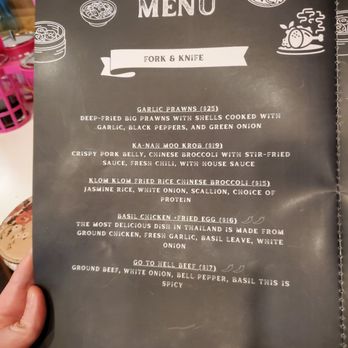 Klom Klom Thai - Menu - 9/22/23 - Thai Near Me - Savannah, Georgia