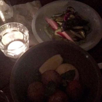 Le Mary Céleste - Lamb croquette and asparagus salad - Tapas/Small Plates Near Me - Paris, 75