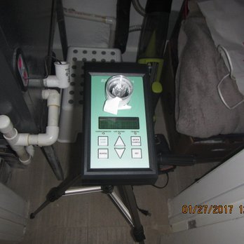 Mark Griffith Home Inspector - The Air Quality, aka Mold Test, is done with a pump pulling air onto a slide that is then sent to Lab for evaluation. - Home Inspectors Near Me Mark Griffith Home Inspector - The Air Quality, aka Mold Test, is done with a pump pulling air onto a slide that is then sent to Lab for evaluation. - Home Inspectors Near Me