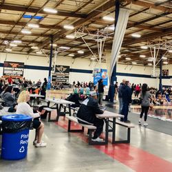 The MAP Sports Facility - Tables inside facility 8 courts
