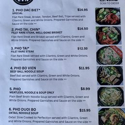 Updated menu Updated menu