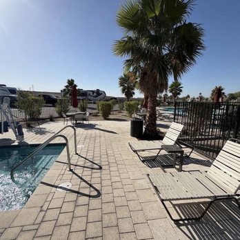 Coachella Lakes RV Resort - Pool area - RV Parks Near Me - Coachella, California