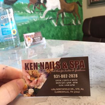 Ken Nail & Spa - Businesses card - Nail Salons Near Me - Clarksville, Tennessee Ken Nail & Spa - Businesses card - Nail Salons Near Me - Clarksville, Tennessee