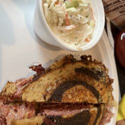 New Smyrna Beach Brat Haus - Reuben and Cole slaw