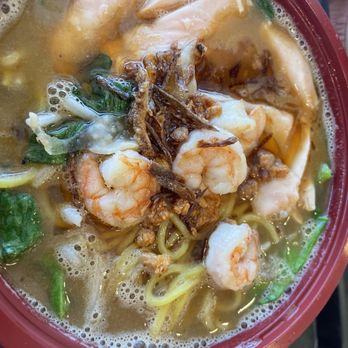 Chicken Licious - Prawn noodles with two type of noodles ( yellow and bee hoon ) - Malaysian Near Me - San Jose, California Chicken Licious - Prawn noodles with two type of noodles ( yellow and bee hoon ) - Malaysian Near Me - San Jose, California