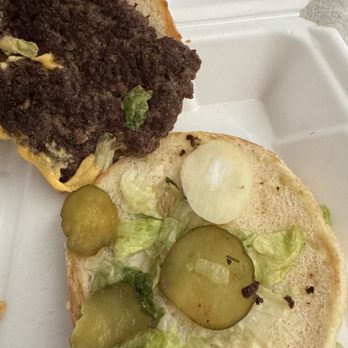 JJ's Restaurant - Cheeseburger with lettuce, onion, and pickle. - Burgers Near Me - St. Charles, Missouri JJ's Restaurant - Cheeseburger with lettuce, onion, and pickle. - Burgers Near Me - St. Charles, Missouri