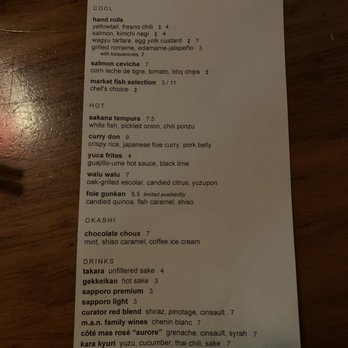 Uchi Austin - Menu - Sushi Bars Near Me - Austin, Texas Uchi Austin - Menu - Sushi Bars Near Me - Austin, Texas