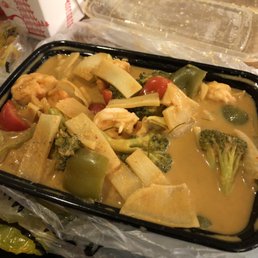 Thai curries are more liquid than Indian curries. However the consistency was just like water. Supposed to be a Thai Panang curry. Thai curries are more liquid than Indian curries. However the consistency was just like water. Supposed to be a Thai Panang curry.
