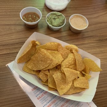 Left Coast Taco - Chips and dip trio - Tacos Near Me - East Aurora, New York Left Coast Taco - Chips and dip trio - Tacos Near Me - East Aurora, New York
