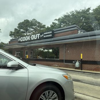 Cook Out - Building from parking area - Fast Food Near Me - Cary, North Carolina