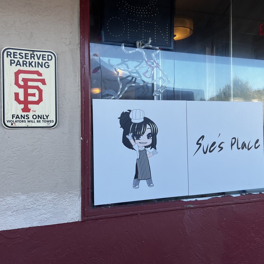 Sue’s Place - Underwhelming outside signage. If you didn't know it existed, this sign wouldn't tell you what they do best. - Breakfast & Brunch Near Me - Pinole, California Sue’s Place - Underwhelming outside signage. If you didn't know it existed, this sign wouldn't tell you what they do best. - Breakfast & Brunch Near Me - Pinole, California