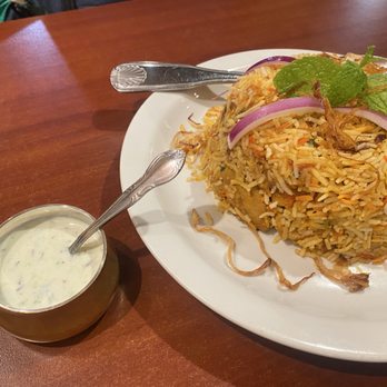 Sherpa House - Chicken biryani with accompanying yogurt cooler - Himalayan/Nepalese Near Me - San Francisco, California Sherpa House - Chicken biryani with accompanying yogurt cooler - Himalayan/Nepalese Near Me - San Francisco, California