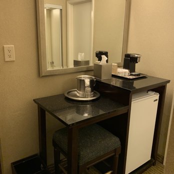 Bahia Resort Hotel - Small kitchen area including: mini fridge & coffee maker! - San Diego, CA
