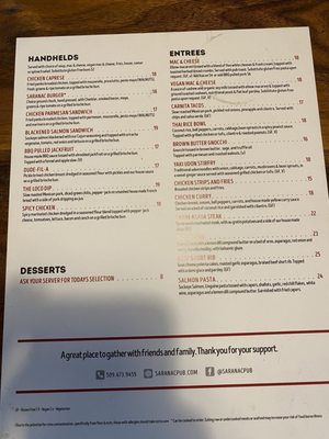 Menu photo 6 Saranac Public House Spokane, WA Menu photo 6 Saranac Public House Spokane, WA