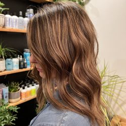 Emily Natale Hair - Dimensional hi lights
