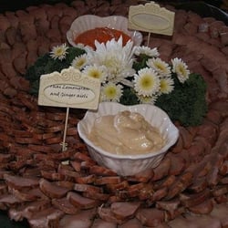 Chef to Go Gourmet Meal Delivery and Catering - smoked pork tenderloin with variety sauces
