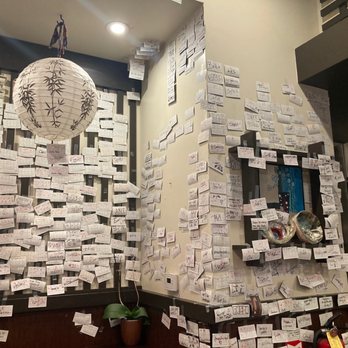 Donburi Cafè - Stamp card wall - Japanese Near Me - Long Beach, California